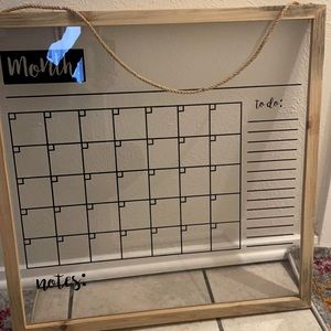 Classroom Dry-Erase Board Calendar